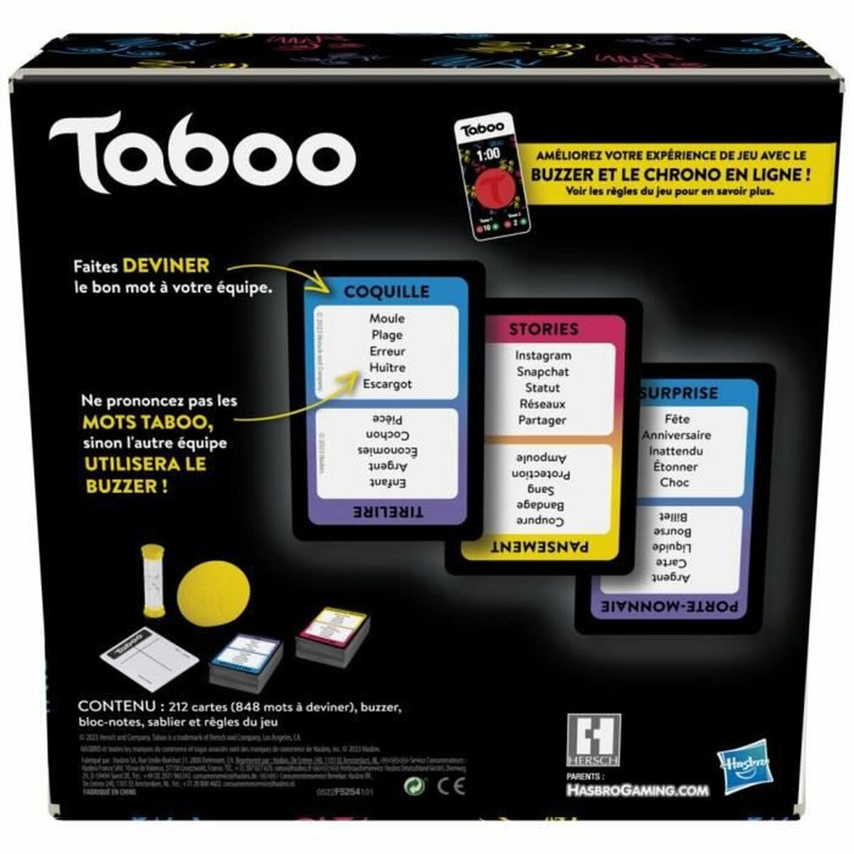 Gioco di domande e risposte Hasbro Taboo